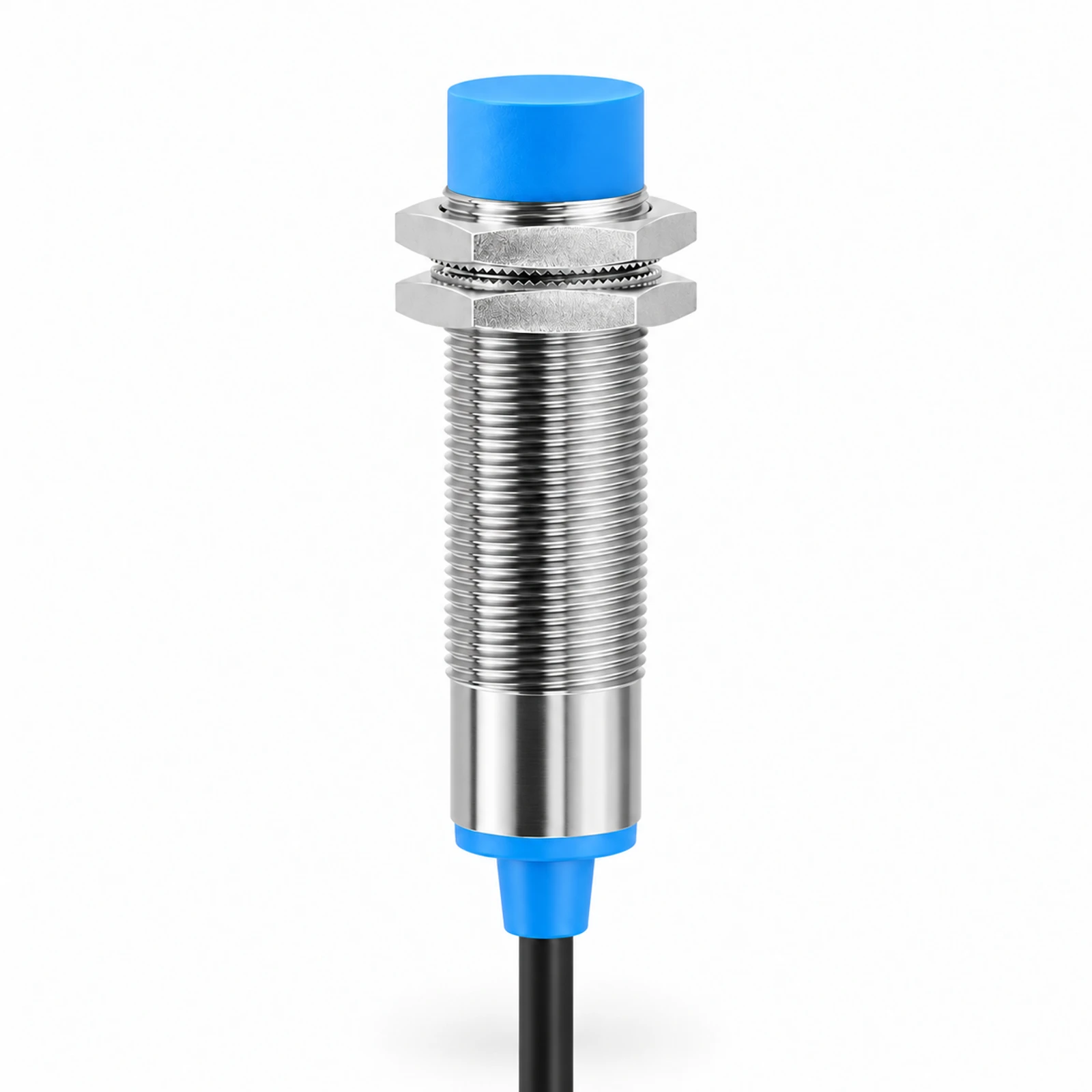 M18 Cylindrical Capacitive Proximity Sensor – Blue Sensing Face