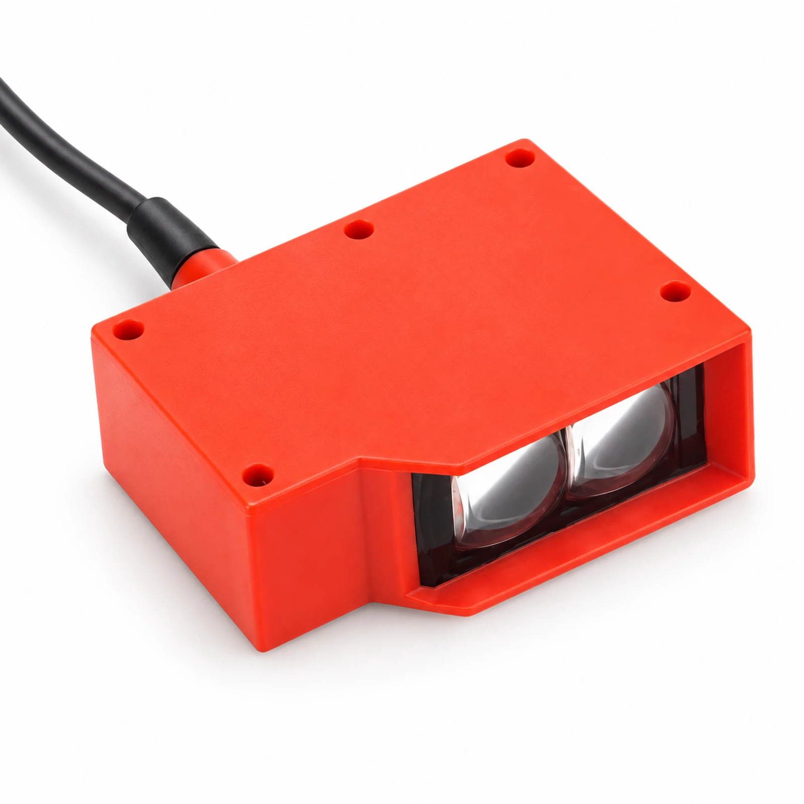 Rectangular Dual-Lens Photoelectric Sensor