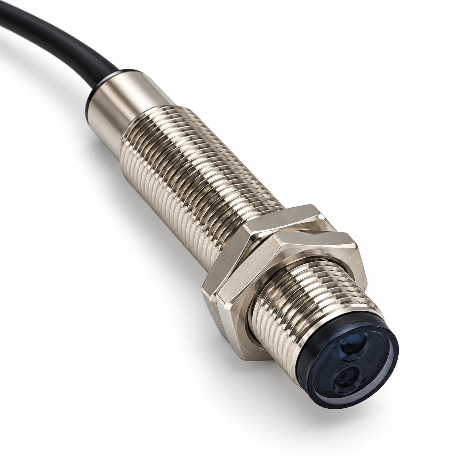 Slim Metal Cylindrical Photoelectric Sensor