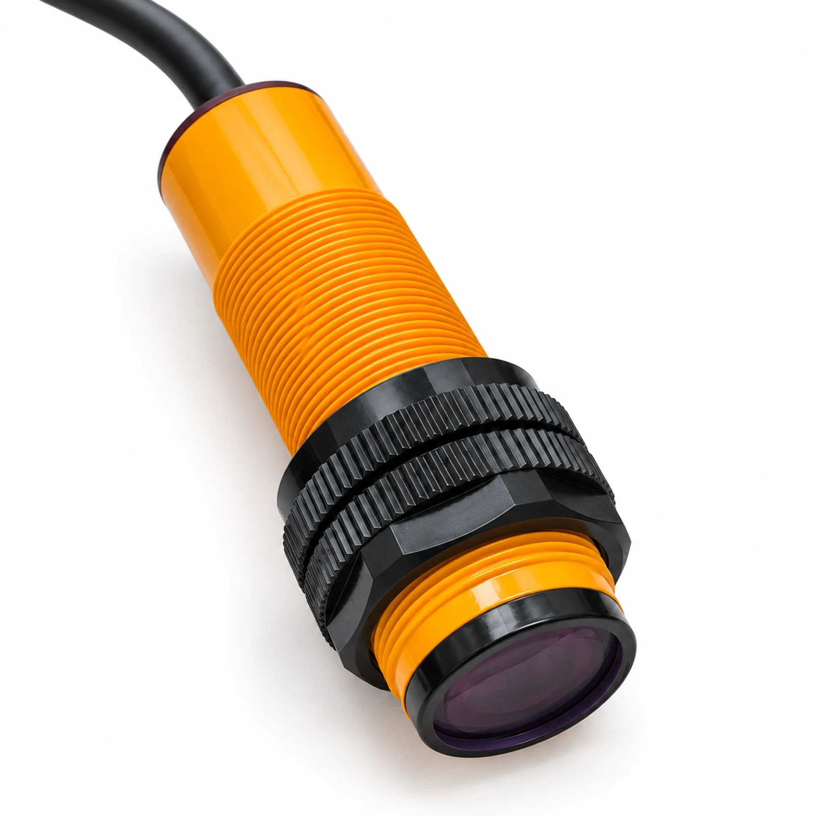 Cylindrical Photoelectric Sensor – Yellow Housing