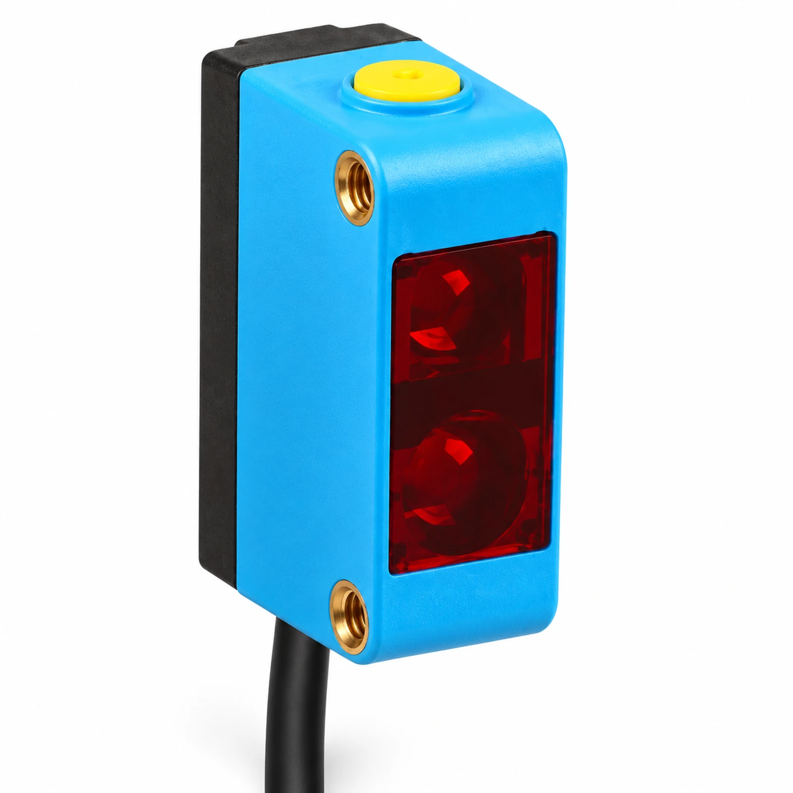 Compact Rectangular Photoelectric Sensor – Blue Housing